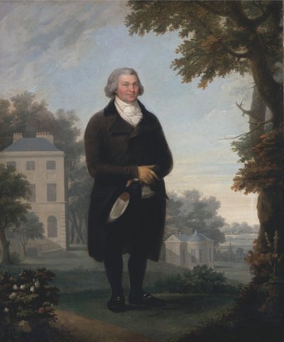 Gentleman v půdě svého domu od Samuel de Wilde