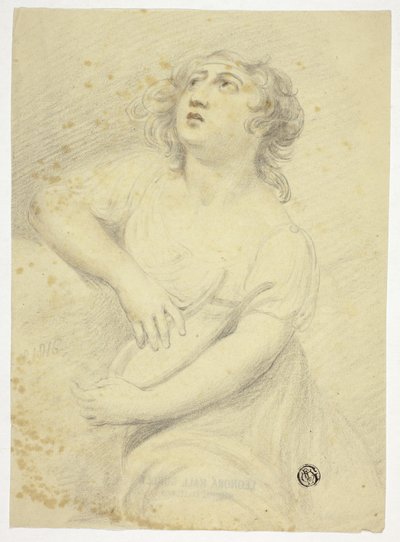 Žena s lyrou od Samuel de Wilde