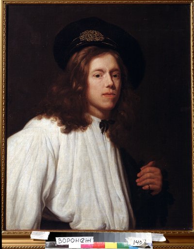 ""Autoportrét" (Autoportrét) Peinture de Samuel Dirksz van Hoogstraten (1627-1678) 17eme siecle Musee des Beaux Arts Ivan Kramskoy (ou Kramskoi) a Voronej (Voronezh), Rusko. od Samuel van Hoogstraten