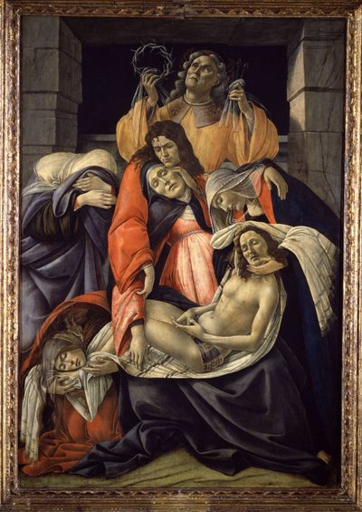 Beweinung Christi von Sandro (1444/5-1510) Botticelli