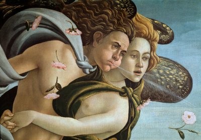 Zrození Venuše (detail) od Sandro Botticelli