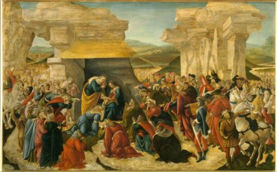 Klanění tří králů od Sandro Botticelli