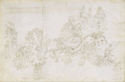 Kresby k Dantově „Božské komedii“ (Purgatorio 31) od Sandro Botticelli