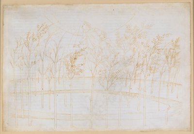 La Divina Commedia, Paradiso I: Výstup do nebe ohně. Beatrice vysvětluje Dantemu působící síly vesmíru od Sandro Botticelli