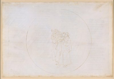 La Divina Commedia, Paradiso XII. Čtvrtá planetární sféra (sluneční nebe): Františkán Bonaventura velebí život a dílo svatého Dominika a kritizuje rozkol ve vlastním řádu od Sandro Botticelli