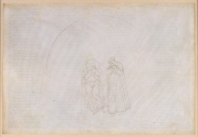 La Divina Commedia, Paradiso XVII. Pátá planetární sféra (nebe Marsu): Cacciaguida předpovídá Dantemu vyhnanství, ale také věčnou slávu od Sandro Botticelli