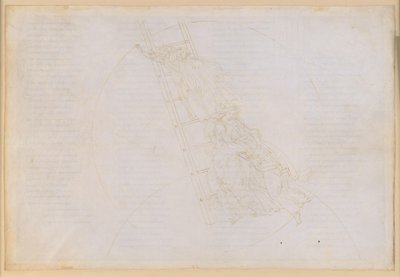 La Divina Commedia, Paradiso XXII. Sedmá planetární sféra (Saturnovo nebe): Vyprávění svatého Benedikta; výstup po Jakubově žebříku k obloze s pevnými hvězdami od Sandro Botticelli