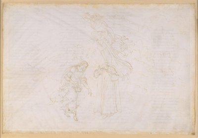 La Divina Commedia, Paradiso XXVII. Osmá sféra (nebe pevných hvězd): Petr pronáší kázání odsuzující zkažené papežství; vzestup do křišťálového nebe, k Primum Mobile od Sandro Botticelli