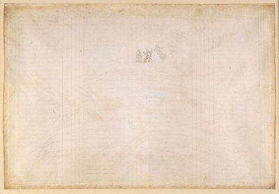 La Divina Commedia, Paradiso XXXII. Empyreum: Bernard z Clairvaux vysvětluje strukturu nebeské růže; Dantovo zjevení Panny Marie od Sandro Botticelli