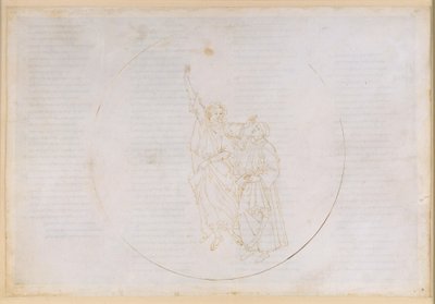 La Divina Commedia, Paradiso X. Výstup do čtvrté planetární sféry (sluneční nebe): Světlo Tomáše Akvinského představuje Dantovi nebe mudrců od Sandro Botticelli