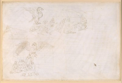 La Divina Commedia, Purgatorio IX. Předpurgatorium: Střední zóna a terasa u brány: Dantův sen; Před branou Purgatoria od Sandro Botticelli