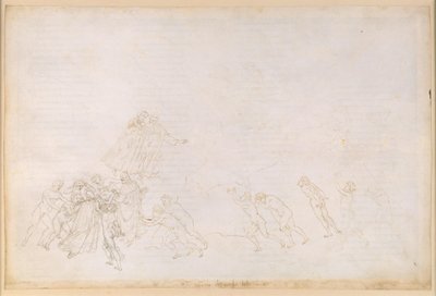 La Divina Commedia, Purgatorio VI. Předočistec, střední zóna: ti, kteří zemřeli v důsledku násilného činu; rozhovor se Sordellem od Sandro Botticelli