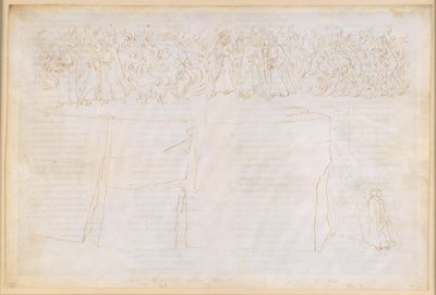 Božská komedie, Purgatorio XXV. Výstup do sedmého kruhu očistce: poučení o tělesnosti stínů; pokání smilníků od Sandro Botticelli