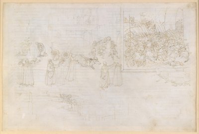 La Divina Commedia, Purgatorio X. První kruh očistce: Mramorové reliéfy; pokání pyšných od Sandro Botticelli