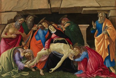 Pláč nad mrtvým Kristem od Sandro Botticelli