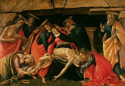 Nářek nad mrtvým Kristem od Sandro Botticelli
