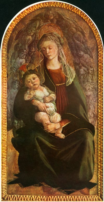 Madonna in Glory with Seraphim, c1469-1470, 1937. od Sandro Botticelli