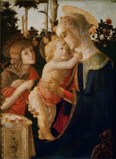 Madona s dítětem a Johannesknaben od Sandro Botticelli