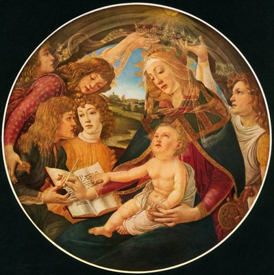 Madona z Magnificat, 1481, 1937. od Sandro Botticelli