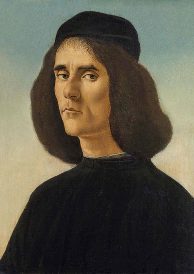 Portrét Michaela Tarchaniota Marullus, c. 1500 od Sandro Botticelli