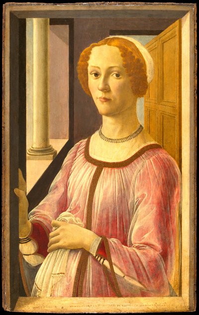 Portrét Smeraldy Bandinelliové od Sandro Botticelli
