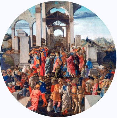 Klanění králů, c1470-1475 od Sandro Botticelli