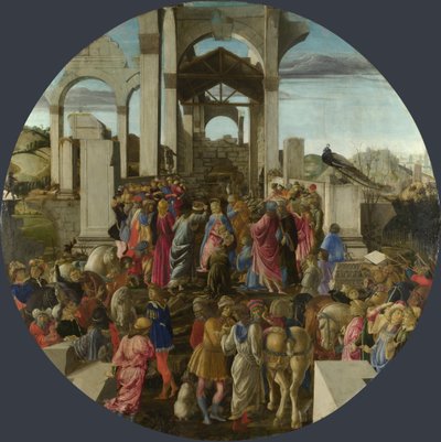 Klanění králů, cca 1470-1475 od Sandro Botticelli