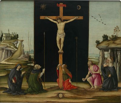 Ukřižování se svatými, c. 1490. od Sandro Botticelli
