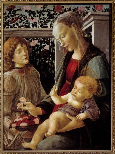 Obraz Panna a Dítě Ježíš od Alessandra di Mariano dei Filipepi dit Sandro Botticelli od Sandro Botticelli