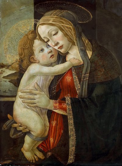 Panna a dítě, c. 1500. od Sandro Botticelli