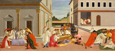 Tři zázraky svatého Zenobia, ca. 1500. od Sandro Botticelli