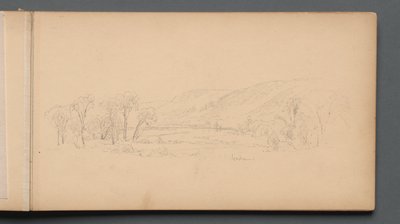 Skicák, strana 06: "Gorham" (Maine) od Sanford Robinson Gifford
