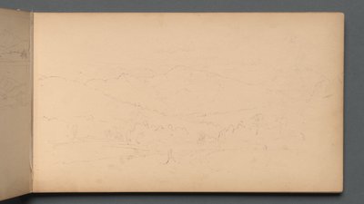 Náčrtník, strana 10: Carter Mountian, 1859. od Sanford Robinson Gifford