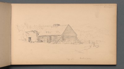 Skicák, strana 14: "Berlin Falls September 2nd" od Sanford Robinson Gifford
