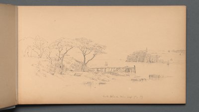 Náčrtník, strana 20: Peaks Island, ME, 7. září, 59, 1859. od Sanford Robinson Gifford