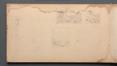 Skicák, strana 39: Maine Landscape Vignittes od Sanford Robinson Gifford