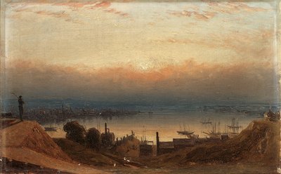 Basin of the Patapsco z Federal Hill, Baltimore od Sanford Robinson Gifford
