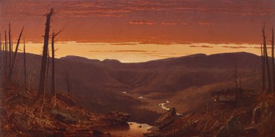 Soumrak v pohoří Catskills od Sanford Robinson Gifford
