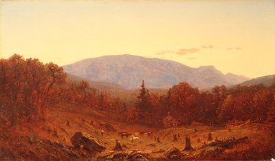 Soumrak na Hunter Mountain od Sanford Robinson Gifford