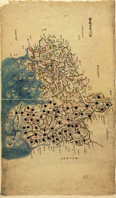 Chosŏn chido LOC 83675009-5 od Sang Gi Chŏng