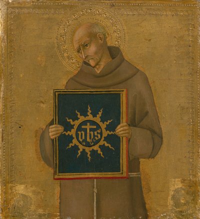 Svatý Bernardino, 1450-60. od Sano di Pietro