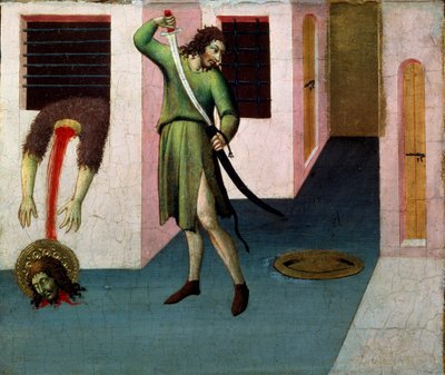 Stětí svatého Jana Křtitele, 15. století od Sano di Pietro