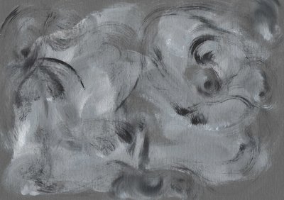 Abstraktní šedé víry od Santhosh ch