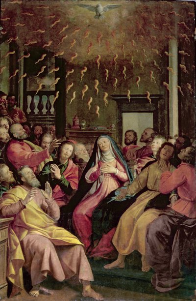 Letnice, kolem roku 1598 od Santi di Tito