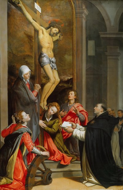 Vidění svatého Tomáše Akvinského, 1593. od Santi di Tito