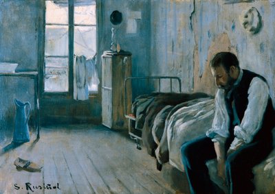 Můj pokoj v Paříži od Santiago Rusinol i Prats