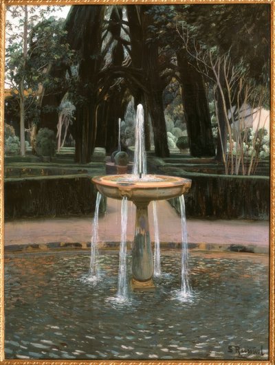 Prameny Generalife od Santiago Rusiñol