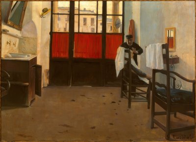 Kadeřník Puigcerdà od Santiago Rusiñol