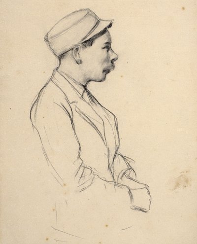 Portrét muže od Santiago Rusiñol