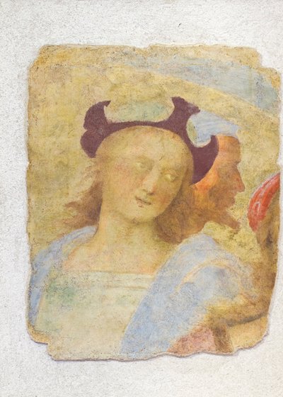 Mladý muž (freska) od Sanzio of Urbino (attr. to) Raphael